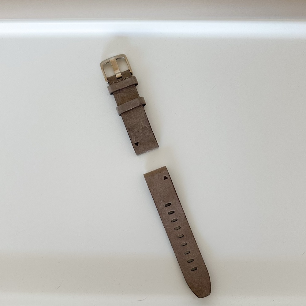Garmin Fenix 5S Sapphire watch band in grey suede (band only)